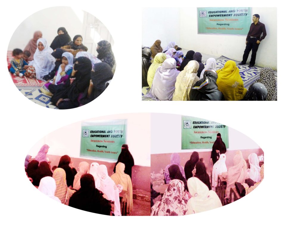 EYES self successfully held 3 months Youth Empowerment awareness sessions in Quetta with Youth, Male, Female, Teachers, and Communities groups. The   theme of this project was to strengthen the Youth and enhance their self-confidence.
